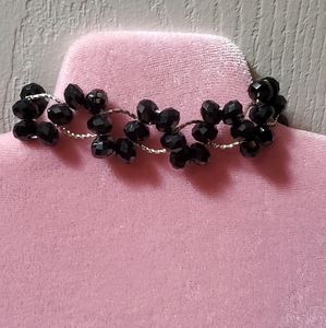 Black Beaded Bracelet